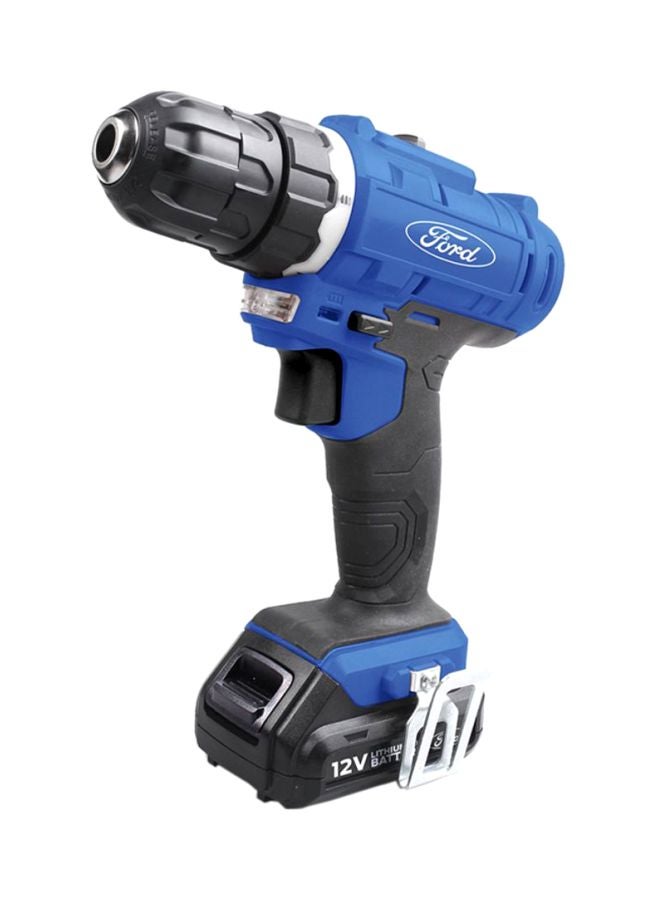 Ford 18V Li-Ion 1.5Ah Cordless Impact Drill Blue/Black  - Image 1
