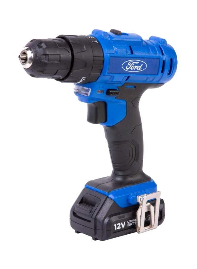 Ford 18V Li-Ion 1.5Ah Cordless Impact Drill Blue/Black  - Image 2