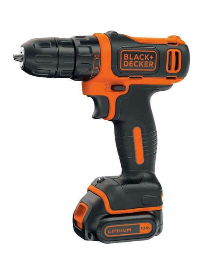 بلاك اند ديكر مثقاب مع طقم أدوات يدوية برتقالي/أسود - Image 2