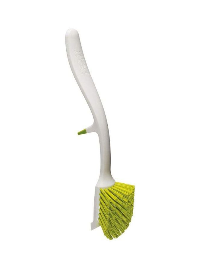 Joseph Joseph Dish Washing-Up Brush With Integrated Sink Rest White/Green  - Image 1