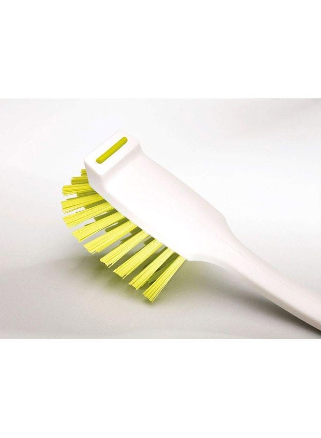 Joseph Joseph Dish Washing-Up Brush With Integrated Sink Rest White/Green  - Image 3