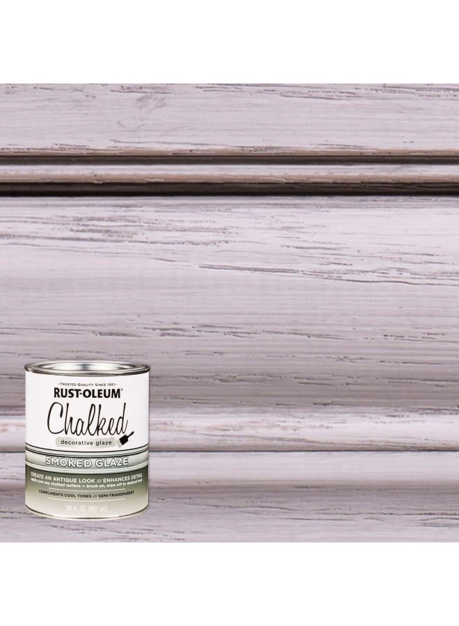 RUST-OLEUM Chalked Decorative Glaze Paint Smoked Glaze 887ml - Image 2