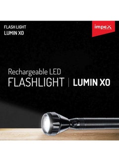 Impex LUMIN X0 5W Cree LED Rechargeable Handheld Flashlight With Sharp And Long Range Beam, Machined Aircraft Aluminum Body Black 113mm  - Image 4