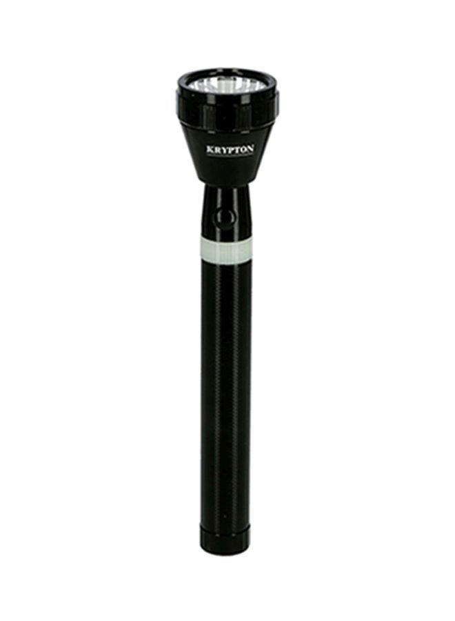 KRYPTON - Rechargeable LED Flashlight, High Power, Super Bright CREE LED Torch Light, USB Charging and Powerful Torch for Camping Hiking Trekking Black - Image 1
