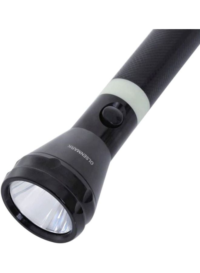 Olsenmark LED Rechargeable Flashlight Black  - Image 4