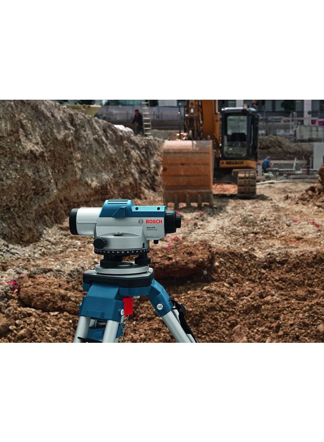 BOSCH - Optical Level GOL32D, GR500 Levelling Rod and BT160 Tripod Set Blue/White/Black 1.5kg - Image 1