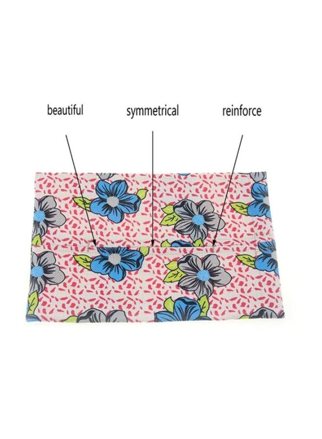 Printed Design Tissue Storage Box Multicolour 25x17.5cm
