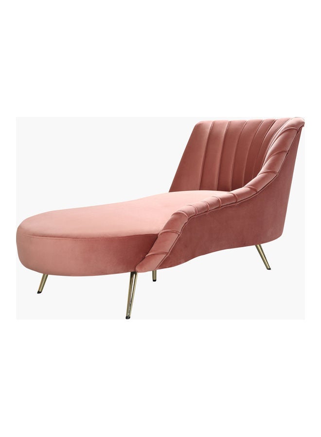 Home Box - Melrose Chaise Lounge Pink 89 x 188 x 95cm - Image 1
