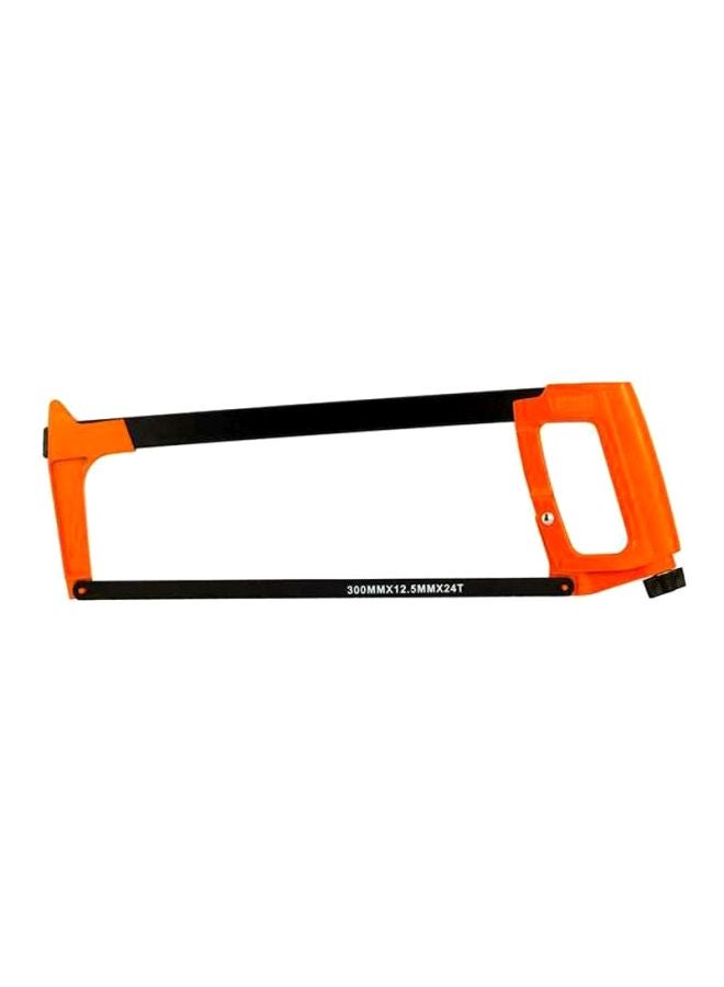 BLACK+DECKER - 300mm 45 degree Steel Hacksaw for Metal Cutting, Orange/Black - BDHT20344, 2 Years Warranty Orange/Black 300mm - Image 1