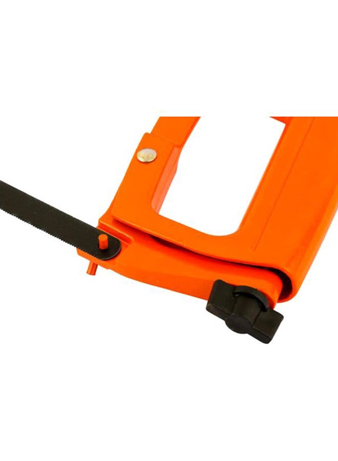 BLACK+DECKER - 300mm 45 degree Steel Hacksaw for Metal Cutting, Orange/Black - BDHT20344, 2 Years Warranty Orange/Black 300mm - Image 1