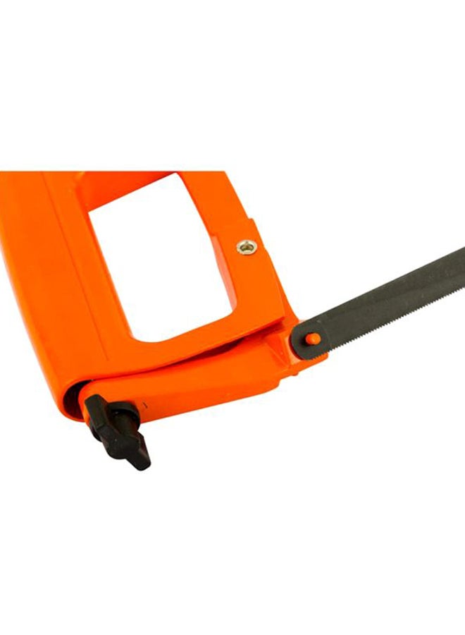 BLACK+DECKER - 300mm 45 degree Steel Hacksaw for Metal Cutting, Orange/Black - BDHT20344, 2 Years Warranty Orange/Black 300mm - Image 1