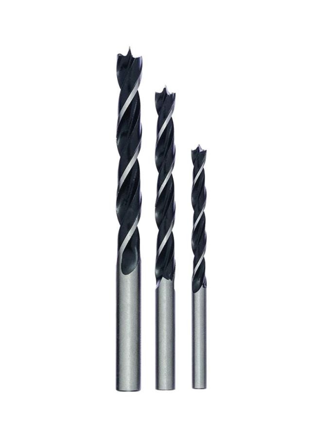 BOSCH 3-Piece Drill Bit Set Silver 6, 8, 10mm - Image 1