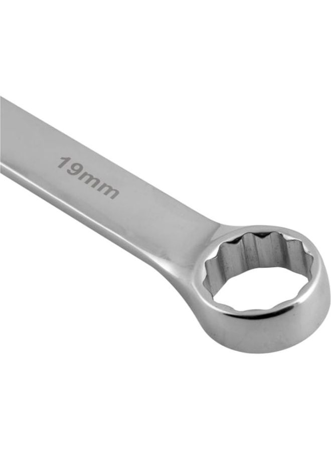 GEEPAS 19mm Combination Spanner - Open and Box End Spanner Wrench | Chrome Vanadium Spanner Wrenches Repair Tools | Ideal for Bike, Bicycle, Electric Vehicle, Automobile maintenance & More Silver 24.8x3.92x1.14cm - Image 3