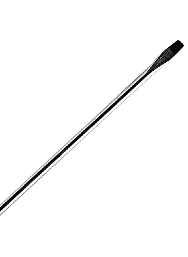 GEEPAS Precision Screwdriver - Slotted Screwdriver with Soft Grip Rubber Insulated Ergonomic Handle - CR-V Build, Magnetic Tip and Hanging Hole for Easy Carry | Repair Tool, Long Reach, General Tools for DIY Purpose, Soft-Grip & Bi-Colored Silver/Black/Red 3x150mm  - Image 3