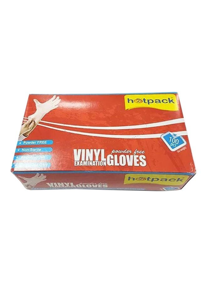 Hotpack 100-Piece Disposable Gloves Set Clear  - Image 1