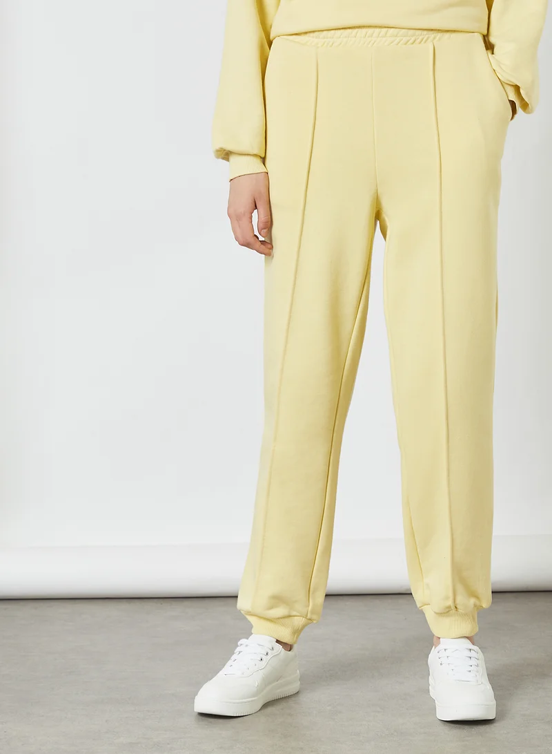 NA-KD Plain Sweatpants Yellow
