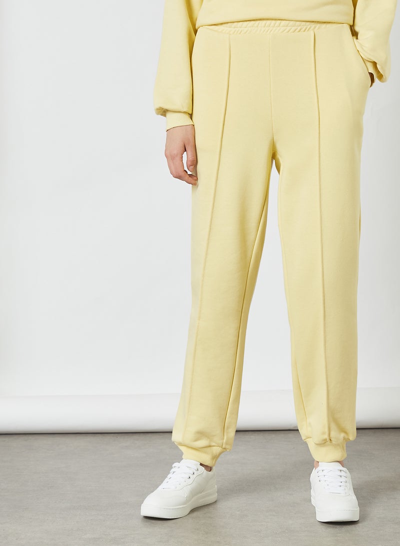 NA-KD - Plain Sweatpants Yellow - Image 1