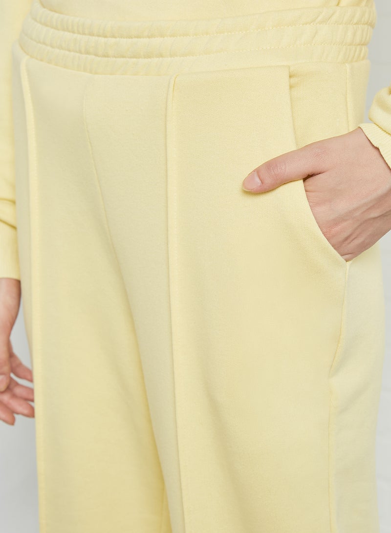 NA-KD - Plain Sweatpants Yellow - Image 1