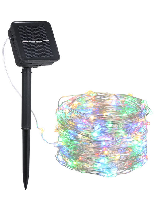 Generic 50-LEDs Solar Powered Copper Wire Fairy String Light Multicolour 5meter  - Image 1