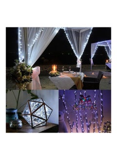 Generic 200-LEDs Solar Powered Copper Wire Fairy String Light White 20meter  - Image 3