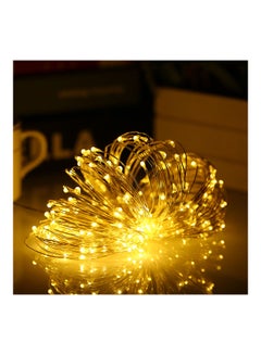 Generic 200-LEDs Solar Powered Copper Wire Fairy String Light Warm White 20meter  - Image 5