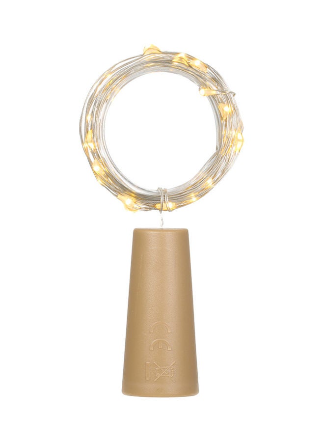 Generic - 20 LED Copper Wire Fairy String Light Set Warm White - Image 1
