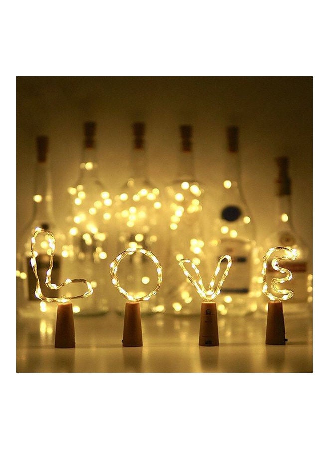 Generic - 20 LED Copper Wire Fairy String Light Set Warm White - Image 1