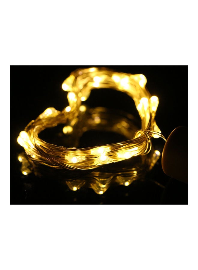 Generic - 20 LED Copper Wire Fairy String Light Set Warm White - Image 1