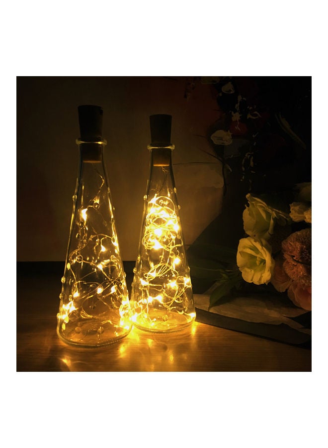 Generic - 20 LED Copper Wire Fairy String Light Set Warm White - Image 1