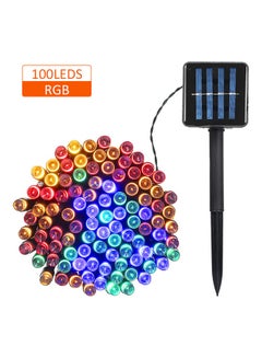 Generic Solar Powered 100 LED String Lights Set Multicolour  - Image 1