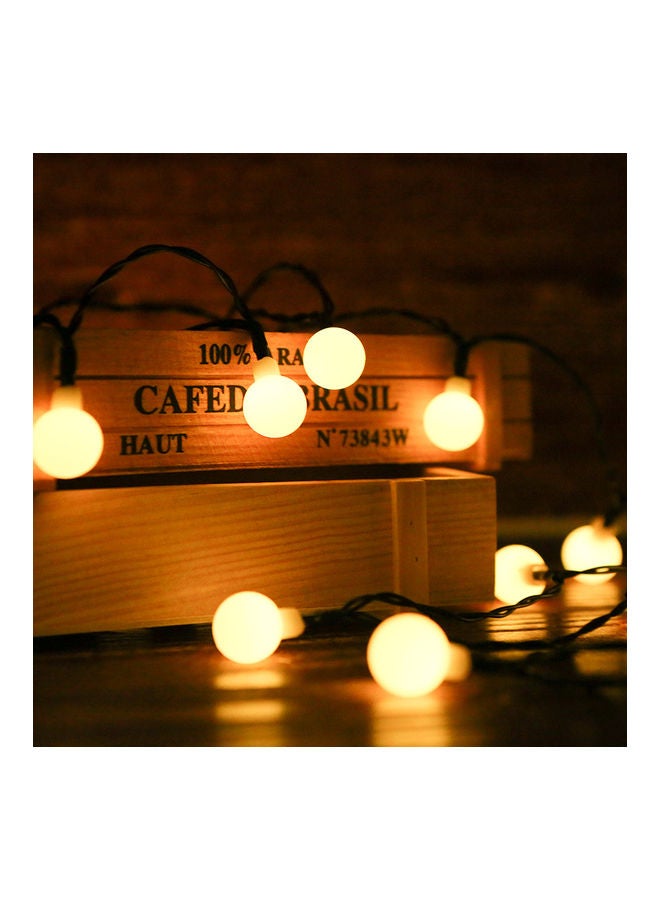 Tomshine Solar Powered 50 LEDs Ball String Light Set Warm White - Image 4