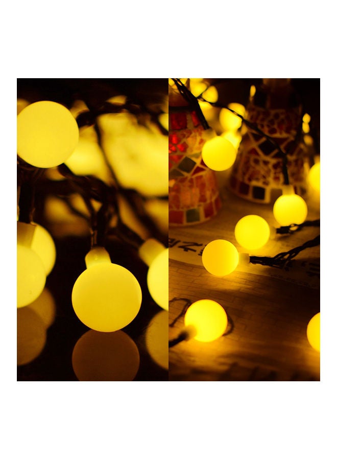 Tomshine Solar Powered 50 LEDs Ball String Light Set Warm White - Image 5