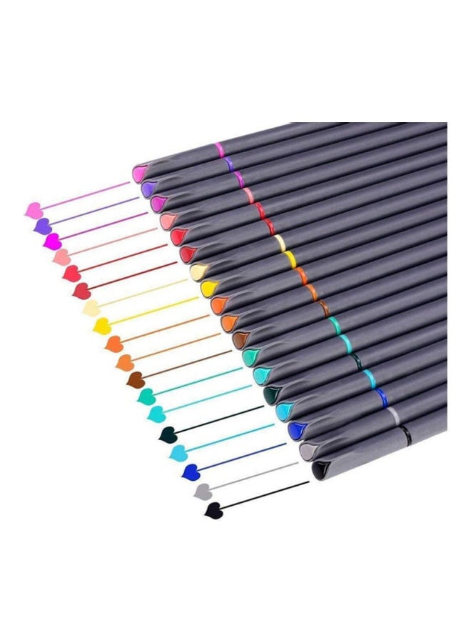 AIWANTO 18-Piece Journal Planner Pens Multicolour  - Image 2