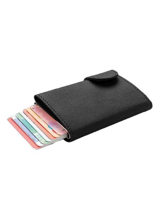 SANTHOME Leather RFID Protection Wallet Black  - Image 1