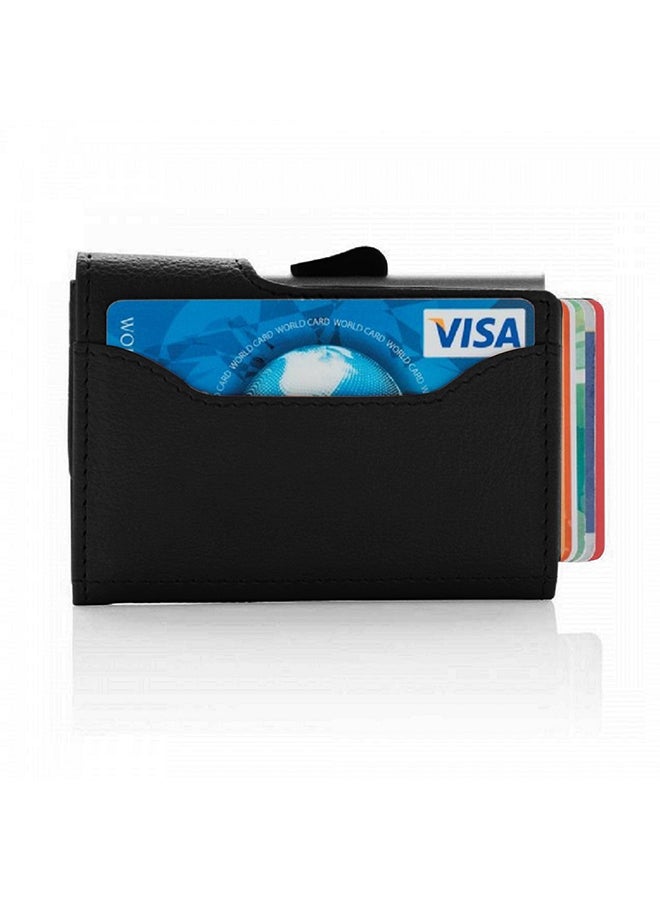 SANTHOME Leather RFID Protection Wallet Black  - Image 5