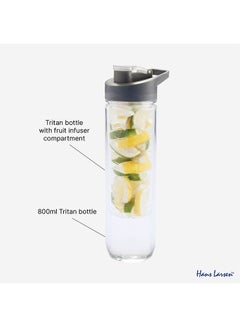 Hans Larsen Fruit Infuser Bottle Clear 800ml  - Image 4