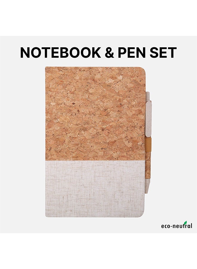 Notebook With Pen Brown/White - Image 2