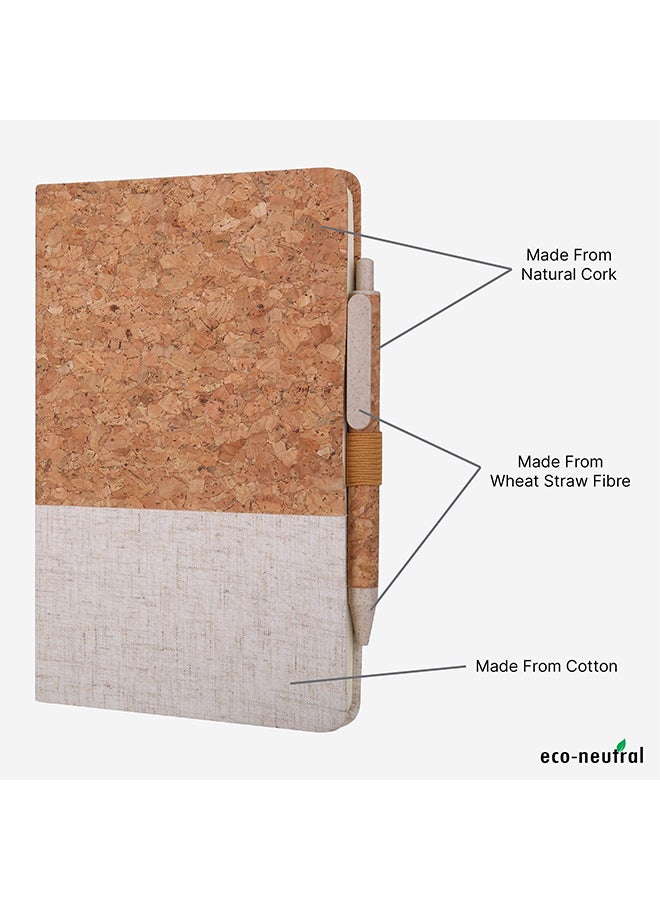 Notebook With Pen Brown/White - Image 3