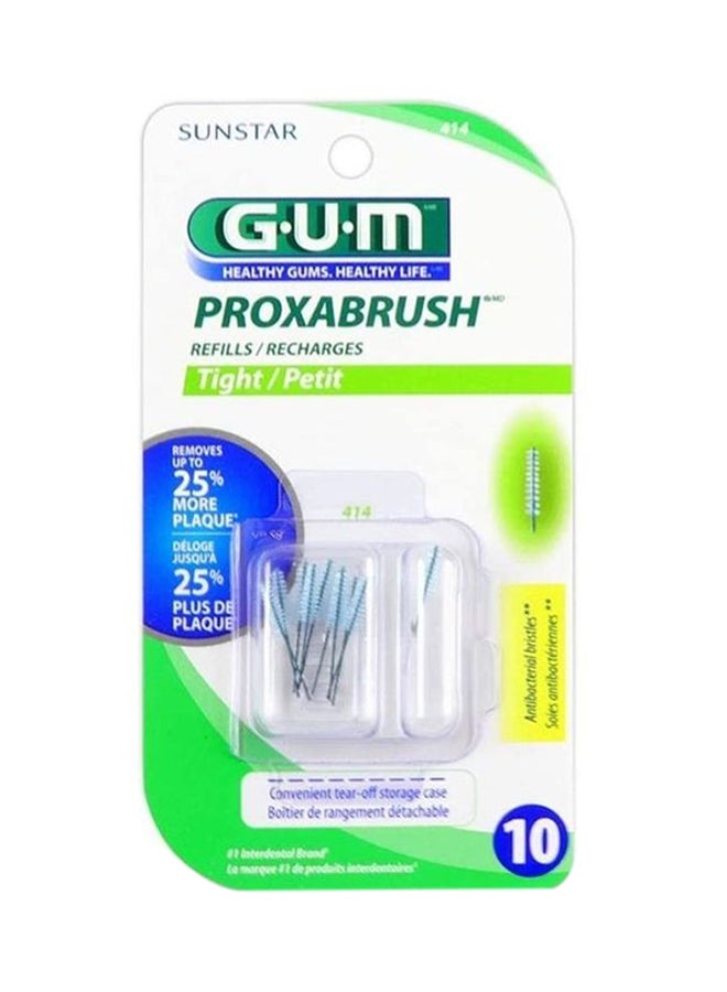 Gum - 10-Piece Proxabrush Recharge Refills Set - Image 1