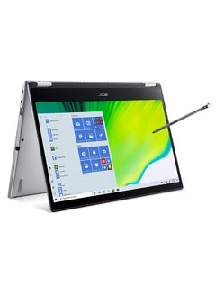 Spin 3 Laptop With 14-Inch Display, Core i5 1035G1 Processer/8GB RAM/1TB SSD/Intel UHD Graphics` English/Arabic Silver