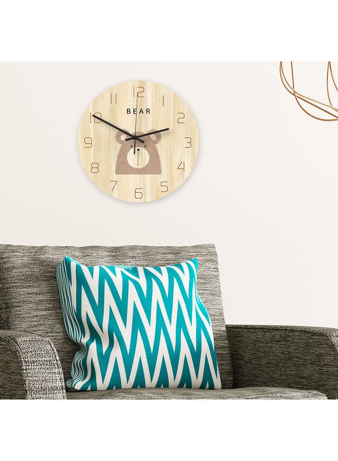 Nordic Style Cartoon Wall Clock Beige/Brown  - Image 5