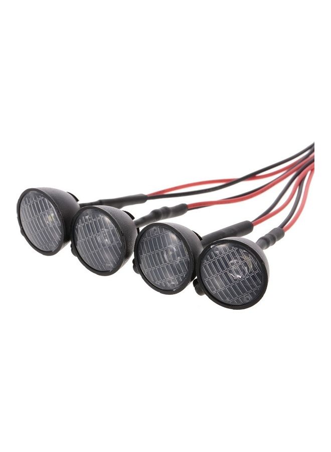 مصباح LED دائري متعدد الوظائف لألعاب السيارات التي تعمل بجهاز تحكم عن بعد من 4 قطع - Image 2