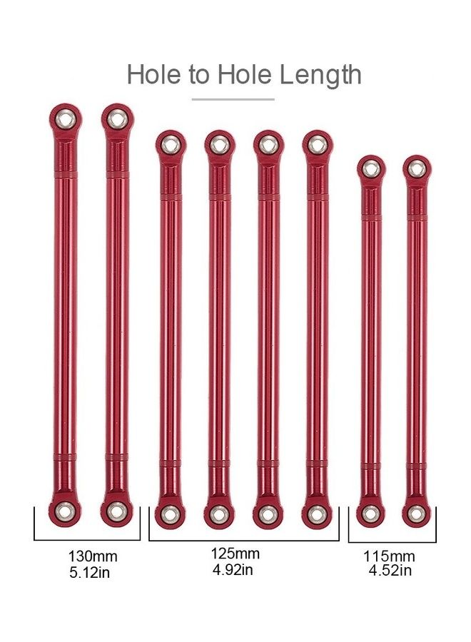 8-Peice Aluminum Alloy Link Rod Pull Rod  - Image 2
