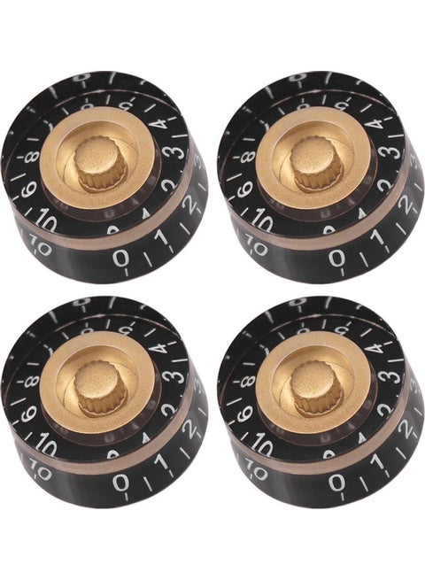 4-Piece Electric Guitar Tone Volume Control Knobs