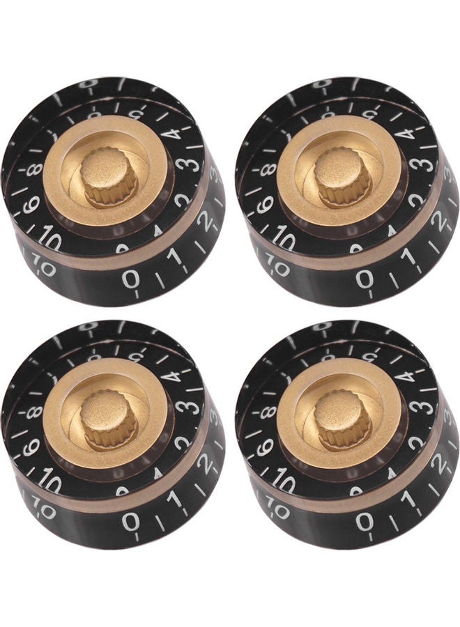 Generic - 4-Piece Electric Guitar Tone Volume Control Knobs - Image 1