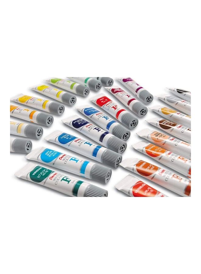 بنتل مجموعة أنابيب ألوان مائية مناسبة للأعمال الفنية مكونة من 12 قطعة متعدد الألوان - Image 3