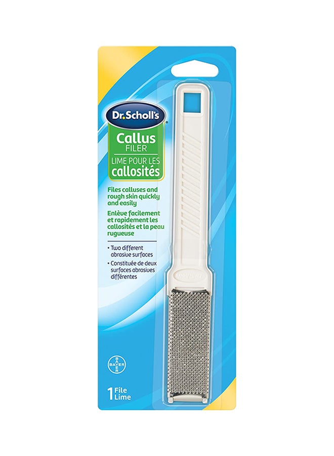 Dr. Scholl's Callus Filer White/Silver  - Image 1