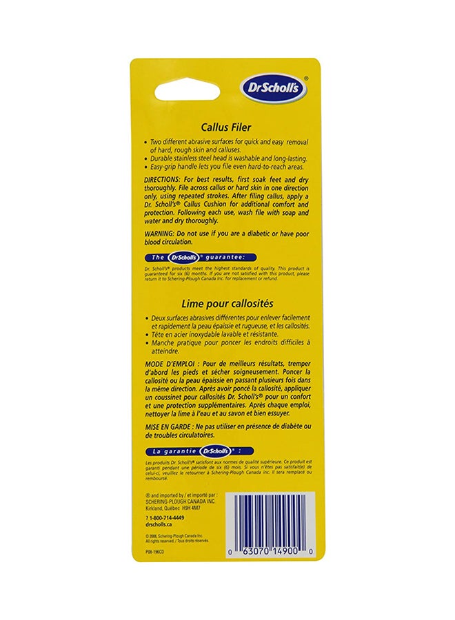 Dr. Scholl's Callus Filer White/Silver  - Image 2