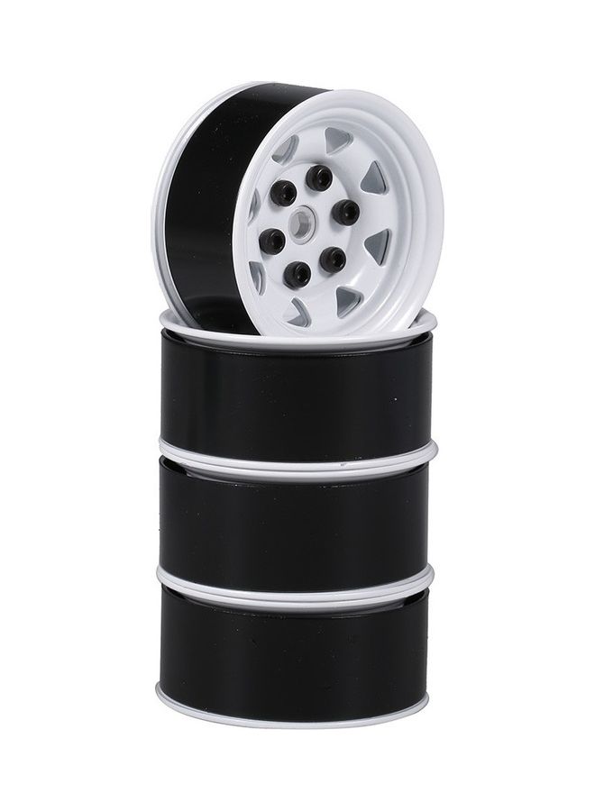 4-Piece 1.55 Inch RC Car Metal Wheel Rim Set  - Image 2