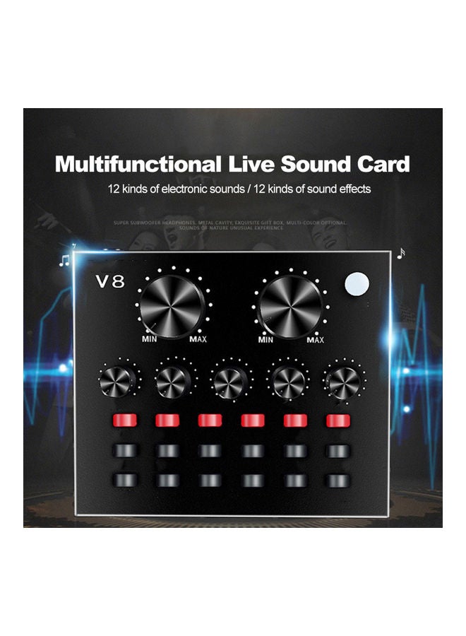 Multifunctional Live Sound Card And Suspension Microphone Kit - Image 4
